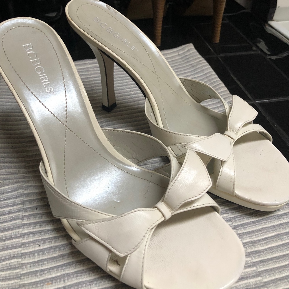 BCBGirls Cute Bow Sandal Heels
